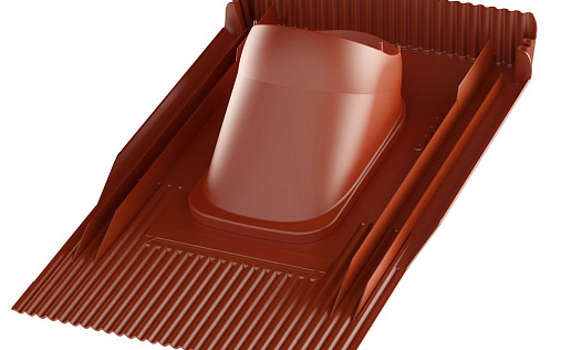 Проходной элемент Vilpe Unitile 2K Красный