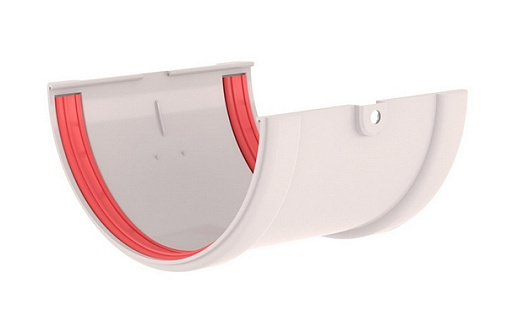 Соединитель желоба ПВХ Grand Line Классика 120 мм