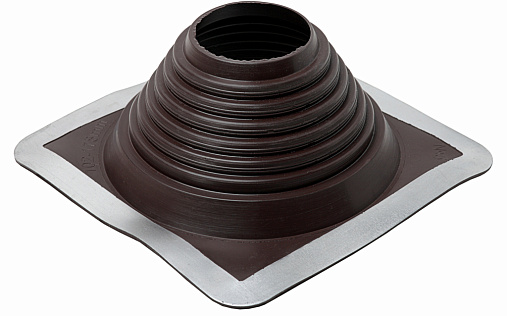 Проходка прямая Master Flash №5 диаметром 102-178 мм, 280х280 мм, коричневый, силикон