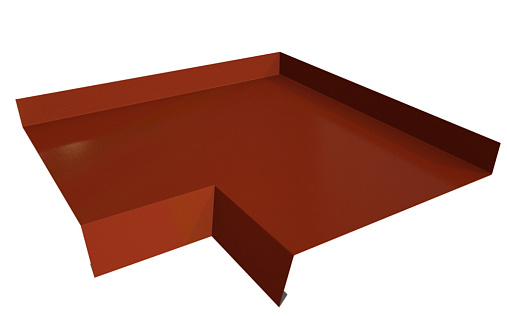 Угол отлива 200 внутренний Grand Line с покрытием Полиэстер 0,45 мм RAL 8004