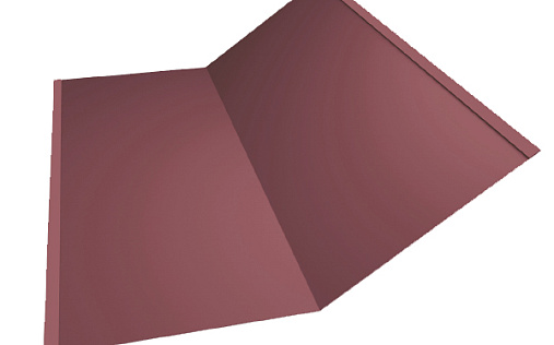 Планка нижней ендовы 300x300 Grand Line с покрытием Полиэстер 0,7 мм RAL 3005