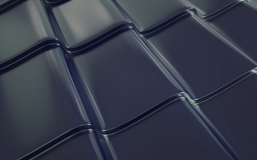 Металлочерепица Супермонтеррей RAL 5002 с покрытием NormanMP 0.5 мм