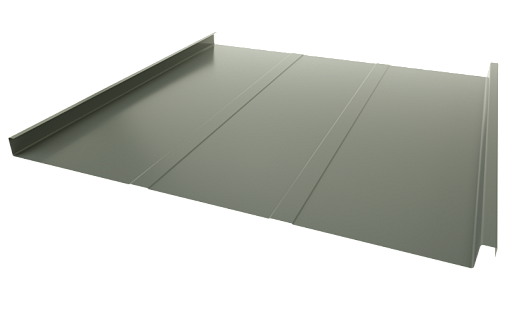 Двойной стоячий фальц Line Grand Line RR 23 с покрытием GreenCoat Pural Matt 0.5 мм