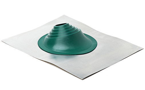 Проходка угловая Master Flash №1 диаметром 75-200 мм, 600х500 мм, зелёный, EPDM термостойкая