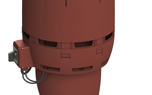 Вентилятор с шумопоглотителем Vilpe Flow ECo125Р/500 Красный