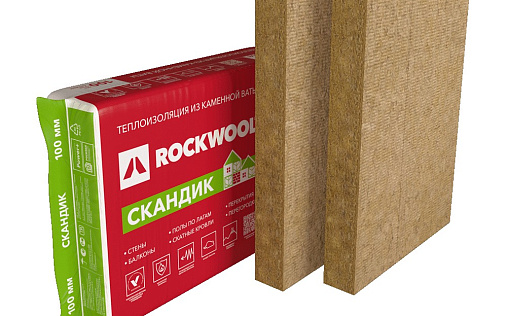 Каменная вата Rockwool Лайт Баттс Скандик 100 мм