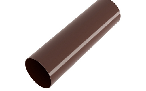 Труба круглая ПВХ 90 мм Grand Line Классика 3 м RAL 8017