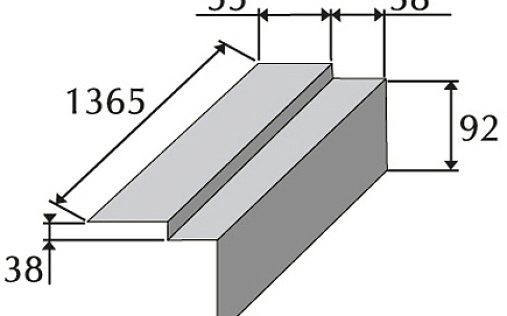 Карнизная планка Metrotile