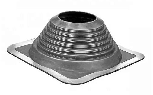 Проходка прямая Master Flash №7 диаметром 152-280 мм, 364х364 мм, серый, силикон