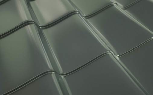 Металлочерепица Ламонтерра RAL 7024 с покрытием Purman 0.5 мм