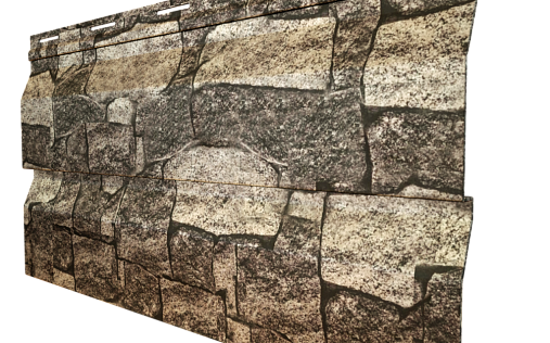 Металлический сайдинг Grand Line Корабельная доска King Stone с покрытием Colority Print 0.45 мм