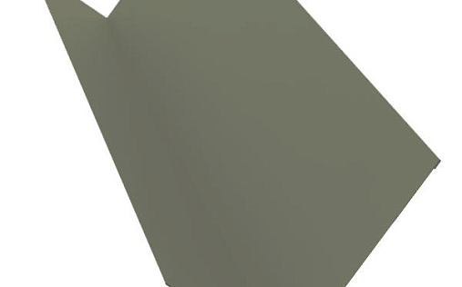 Планка примыкания 150x250 Grand Line с покрытием Полиэстер 0,45 мм RAL 7005