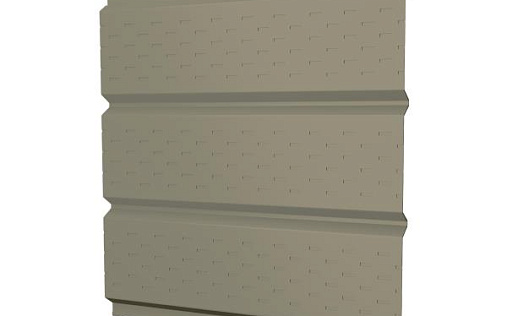 Металлический софит с полной перфорацией Grand Line с покрытием Полиэстер 0,45 мм RAL 7004