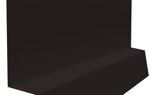 Планка начальная для фальца Grand Line с покрытием Velur X 0,5 мм RAL 9005