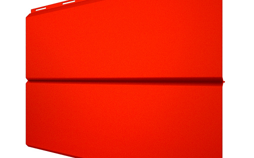 Металлический сайдинг Металл Профиль Lбрус XL Накатка RAL 2004 с покрытием Полиэстер 0.45 мм