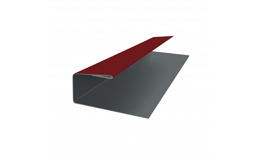 J-Профиль 12мм 0,5 Satin с пленкой RAL 3011