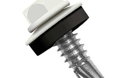 Кровельный саморез по металлу Daxmer 5,5x25 RAL 9010 (250 шт) сверло №3