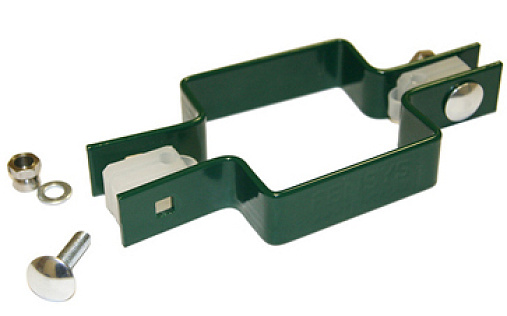 Крепление хомут для сварного забора окрашенный