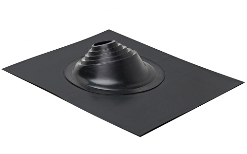 Проходка угловая Master Flash №1 диаметром 75-200 мм, 600х500 мм, чёрный, EPDM (фланец окрашен)