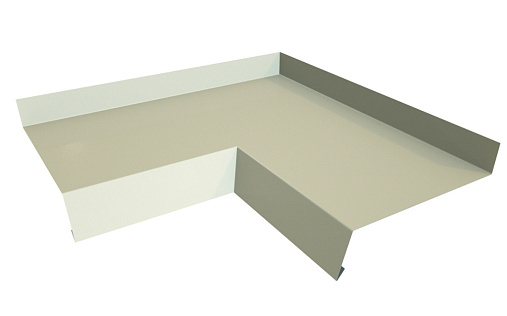 Угол отлива 150 внутренний Grand Line с покрытием Полиэстер 0,45 мм RAL 1015