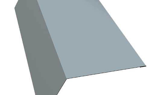 Широкая карнизная планка 100x85 Grand Line с покрытием Полиэстер 0,7 мм RAL 7004