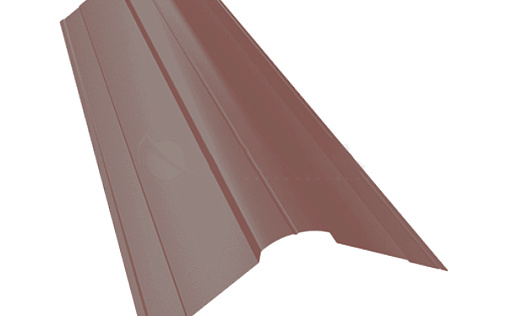 Планка фигурного конька 70x70 Grand Line с покрытием Полиэстер 0,45 мм RAL 3009