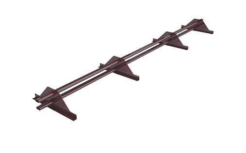 Снегозадержатель трубчатый RAL 3005 3м