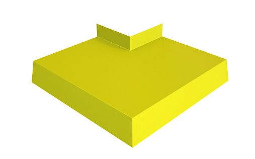 Угол отлива 150 внешний Grand Line с покрытием Полиэстер 0,45 мм RAL 1018