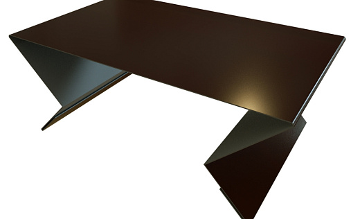 Планка угла внутреннего составная верхняя Grand Line с покрытием PurPro Matt 0,5 мм RAL 8017