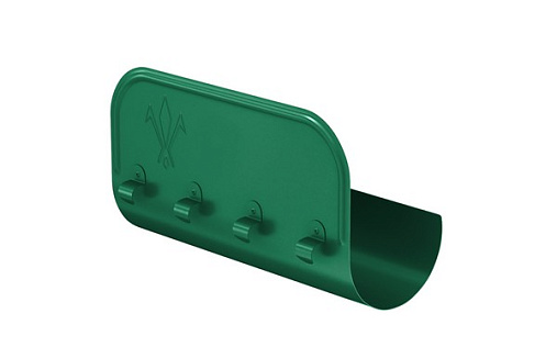 Прямой ограничитель перелива Aquasystem Премиум 100 мм, Pural, RAL 6005