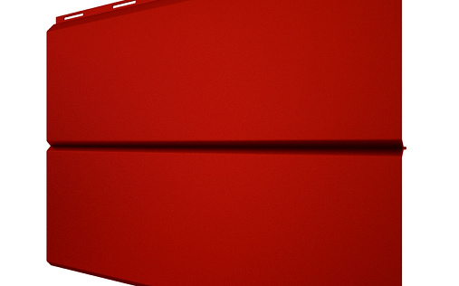 Металлический сайдинг Металл Профиль Lбрус XL Накатка RAL 3011 с покрытием NormanMP 0.5 мм