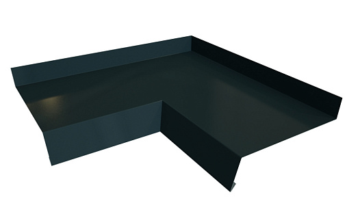 Угол отлива 150 внутренний Grand Line с покрытием Velur X 0,5 мм RAL 7016