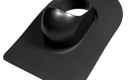 Проходной элемент Gervent Static для битумной кровли Чёрный