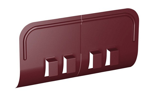 Ограничитель перелива желоба 125 мм Металл Профиль Foramina RAL 3005