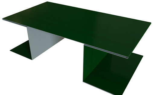 Планка H-образная Блок-Хаус new Grand Line с покрытием Satin 0,5 мм RAL 6005