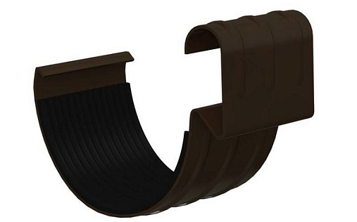 Соединитель желоба 150 мм Металл Профиль Foramina RAL 8017