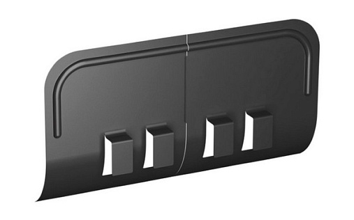 Ограничитель перелива желоба 125 мм Металл Профиль Foramina RAL 9005