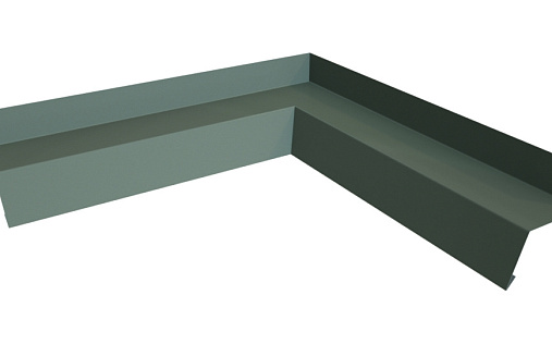 Угол отлива 50 внутренний Grand Line с покрытием Полиэстер 0,45 мм RAL 7005