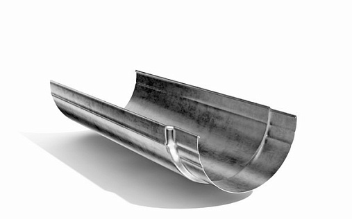 Водосточный желоб 200 мм 2 м Оцинкованный (Zn)