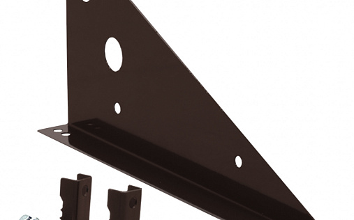 Кронштейн снегозадержателя для фальцевой кровли Optima RAL 8017