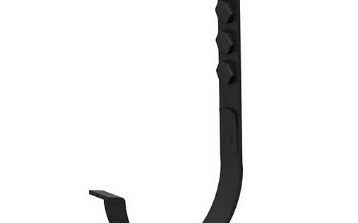 Держатель желоба 125х280 мм Металл Профиль Foramina RAL 9005