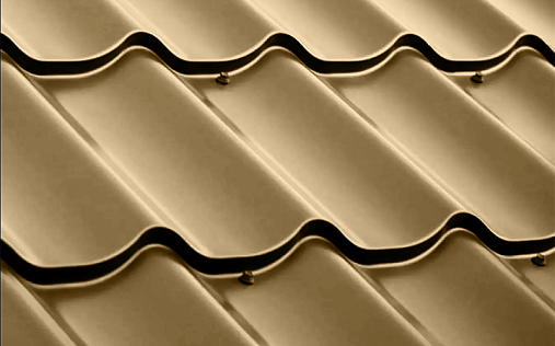 Профиль волновой Классик RAL 1014 с покрытием Полиэстер 0.45 мм