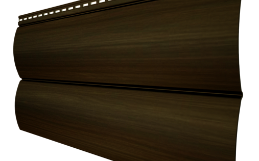 Металлический сайдинг Grand Line БлокХаус New Coffee Wood с покрытием Colority Print 0.45 мм