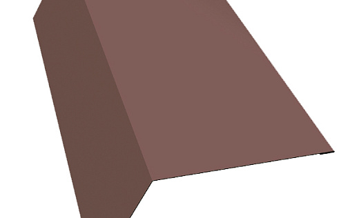 Широкая карнизная планка 100x85 Grand Line с покрытием Полиэстер 0,45 мм RAL 3009