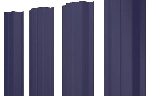 Штакетник Grand Line П-образный В с покрытием Полиэстер 0,45 мм RAL 5002