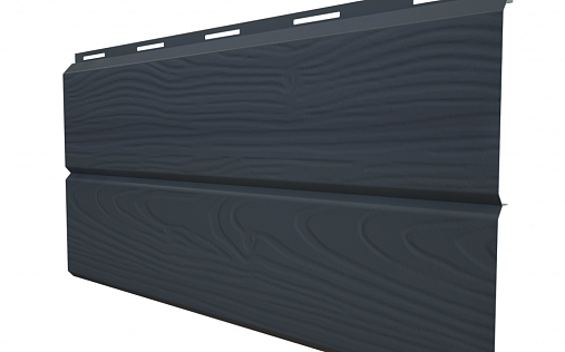 Металлический сайдинг Grand Line ЭкоБрус 3D RAL 7024 с покрытием Satin Мatt 0.5 мм