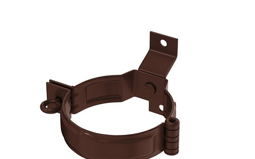 Кронштейн трубы на дерево Aquasystem Премиум 100 мм, Rooftop Drain PU, RAL 8017