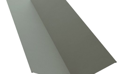 Планка верхней ендовы 145x145 Grand Line с покрытием Полиэстер 0,45 мм RAL 9006