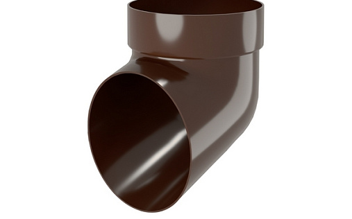 Колено круглой трубы ПВХ сливное Grand Line Классика RR 32