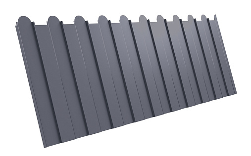 Фигурный профнастил С8-1150 (A) с покрытием Полиэстер 0.45 мм RAL 7016